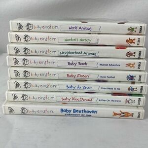 Baby Einstein DVD Lot of 8 Disney Educational Classics